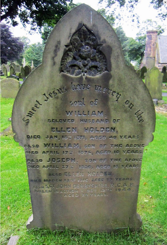 Sgt John Derbyshire<br/><br /><br />died October 12th, 1944